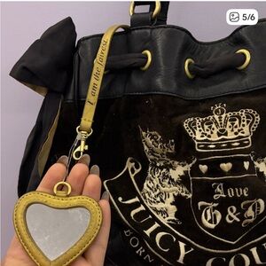 Juicy Couture Black and Gold Tote